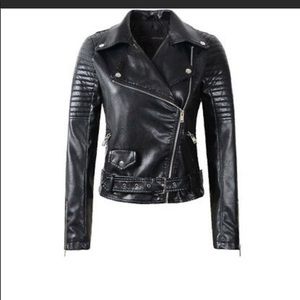Love Tree Leather Jacket